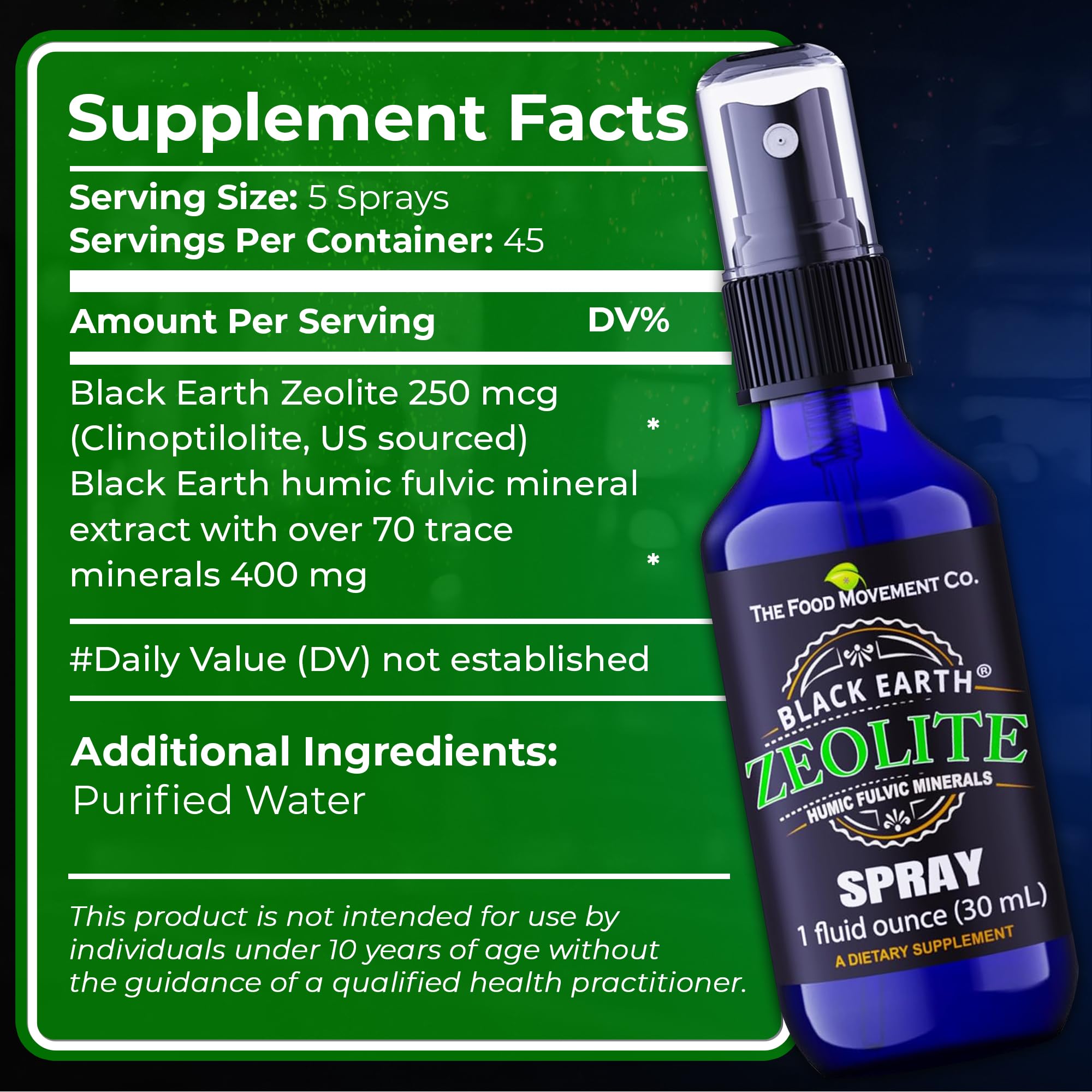 Seal indicating third-party testing and GMP compliance
