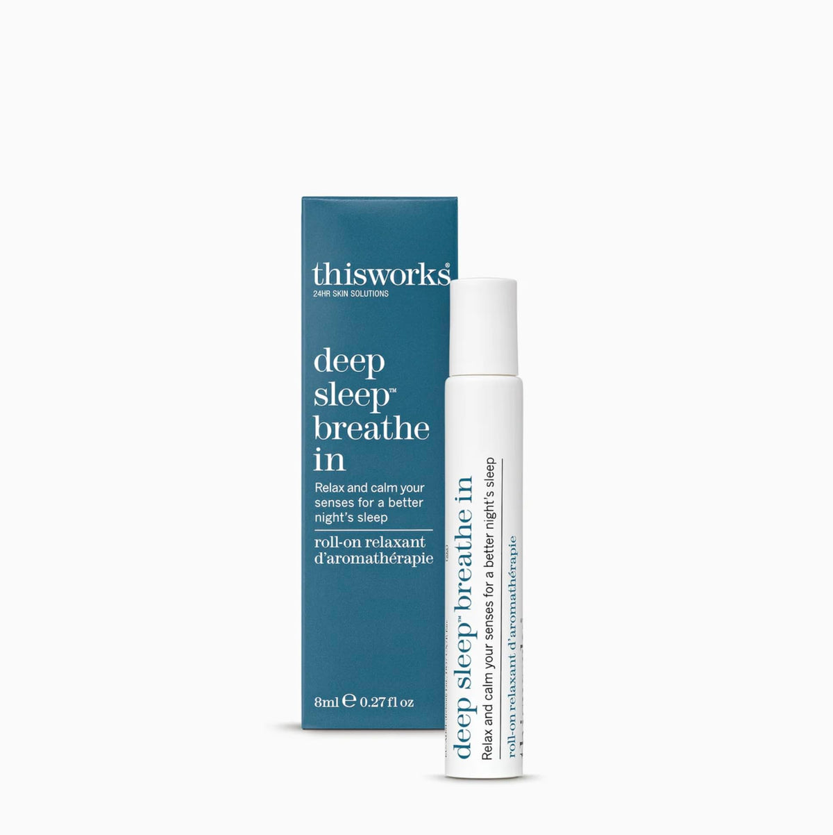 THISWORKS Deep Sleep Breathe In roll-on bottle with label on white background