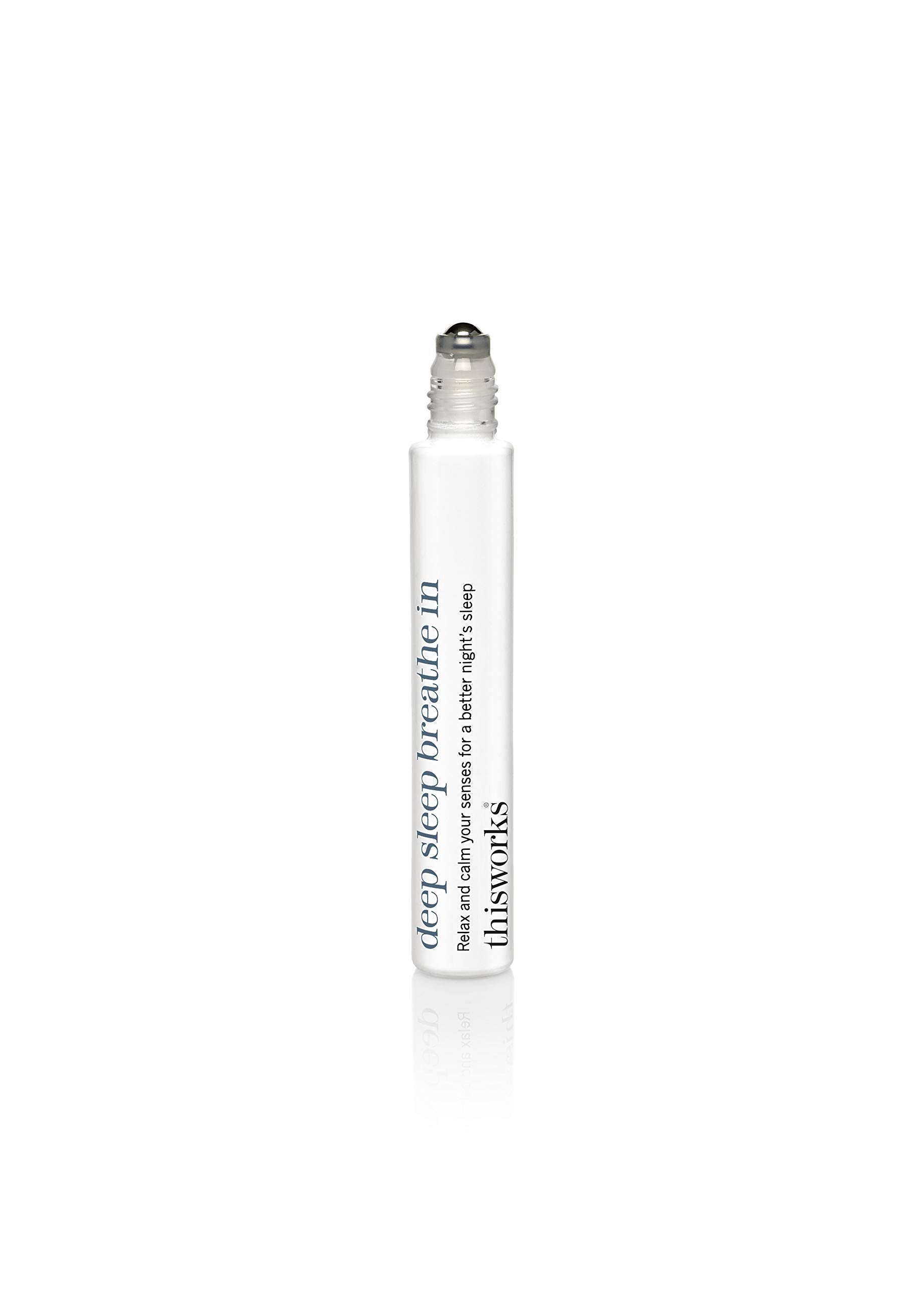 Packaging and product display of THISWORKS Deep Sleep Breathe In Roll-On