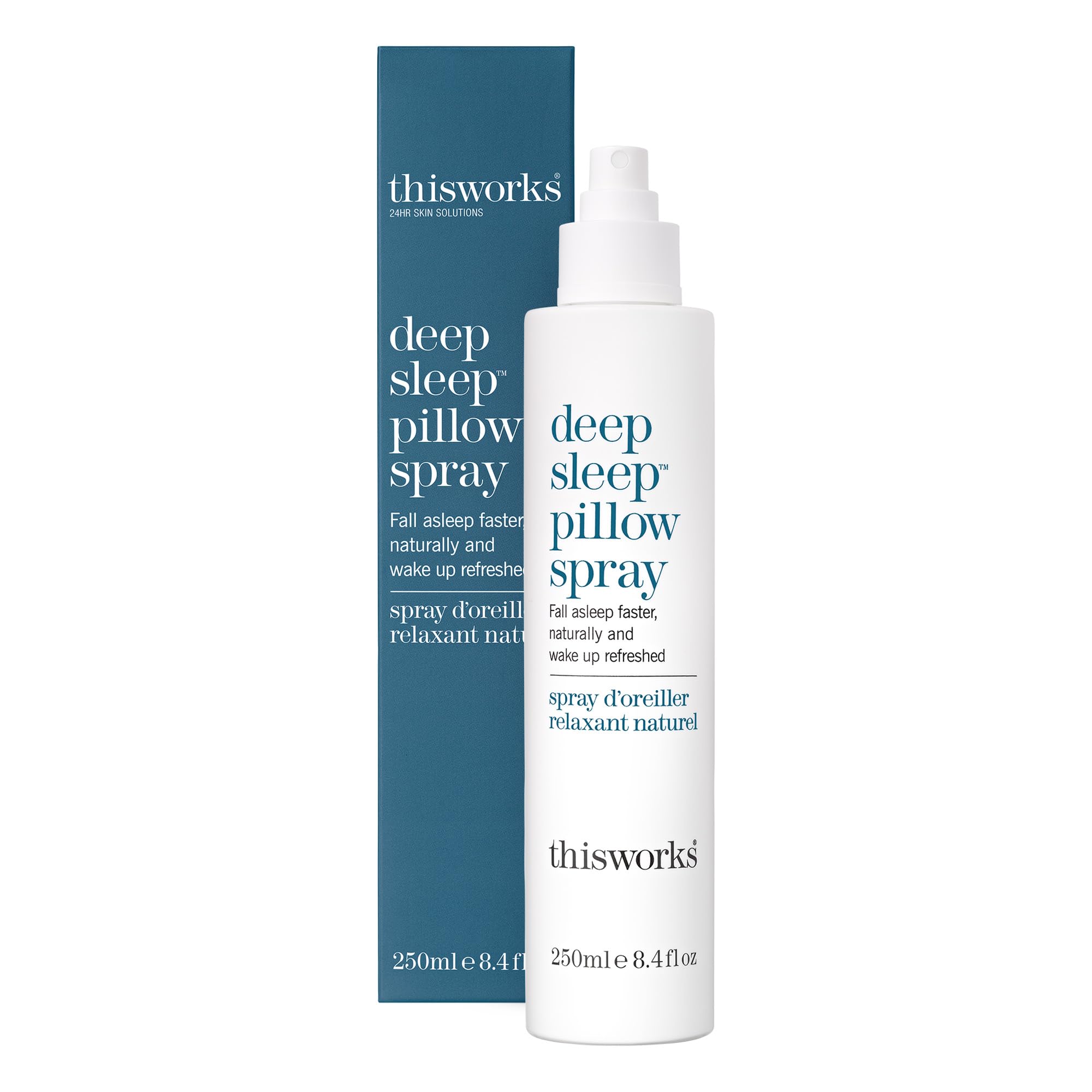 Front view of thisworks Deep Sleep Pillow Spray bottle 250 ml