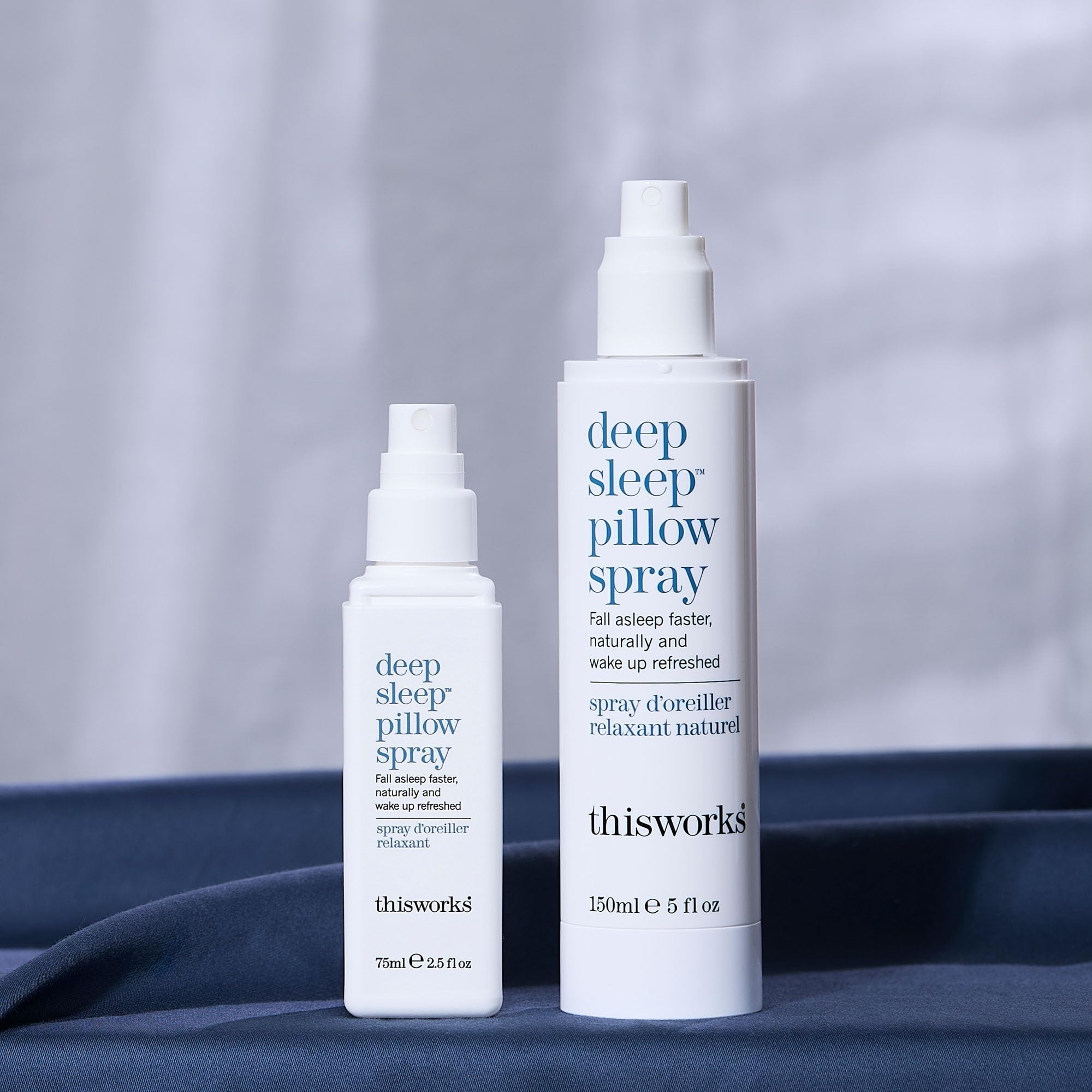 THISWORKS Deep Sleep Pillow Spray bottle and label signal premium sleep ritual.
