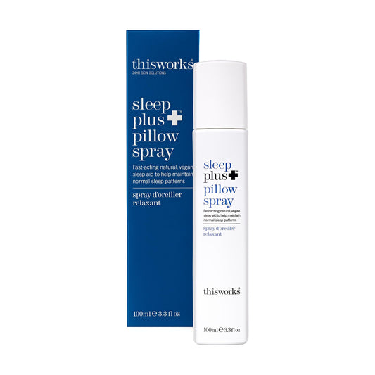 THISWORKS Sleep Plus Pillow Spray bottle – front view