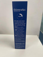 THISWORKS Sleep Plus Pillow Spray bottle highlights essential oil blend.