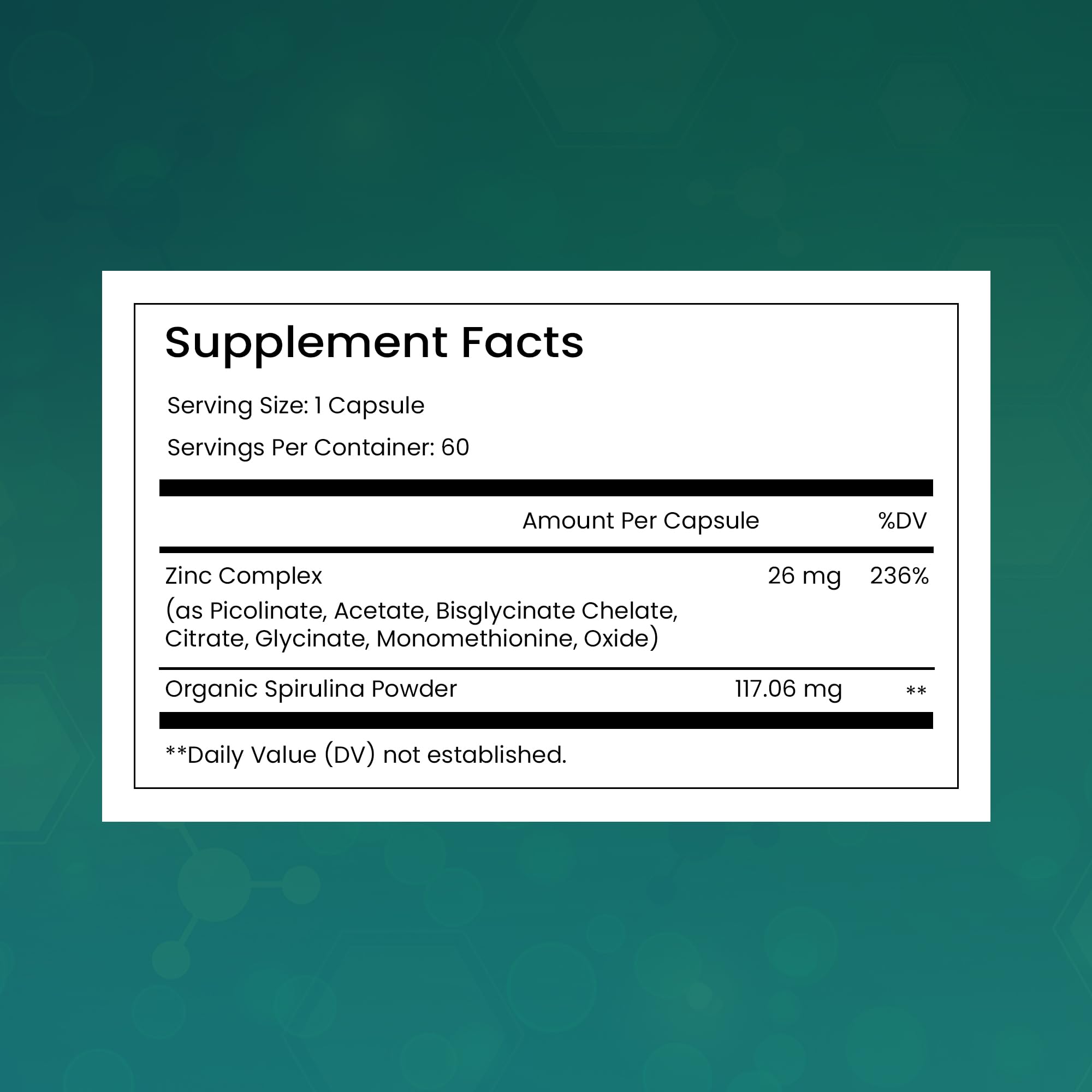 Back of bottle showing ingredients and gluten-free status