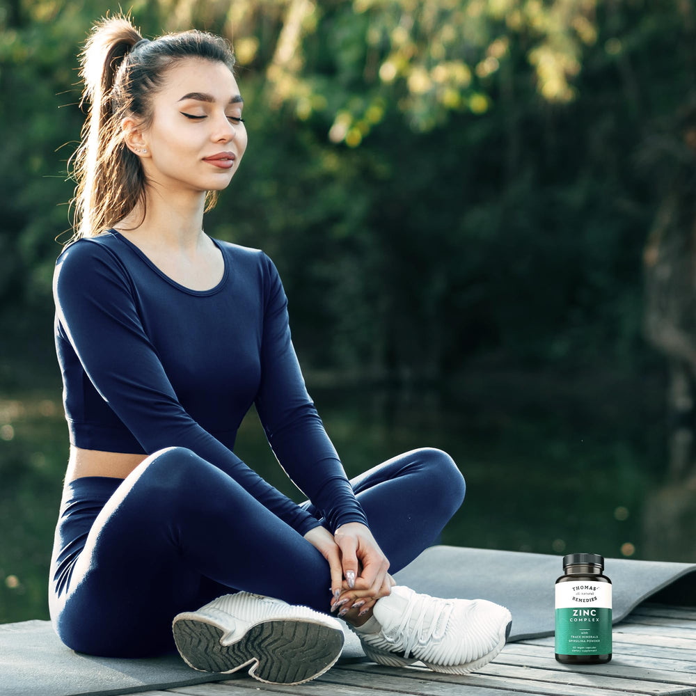 60 veggie capsules arranged for product photo