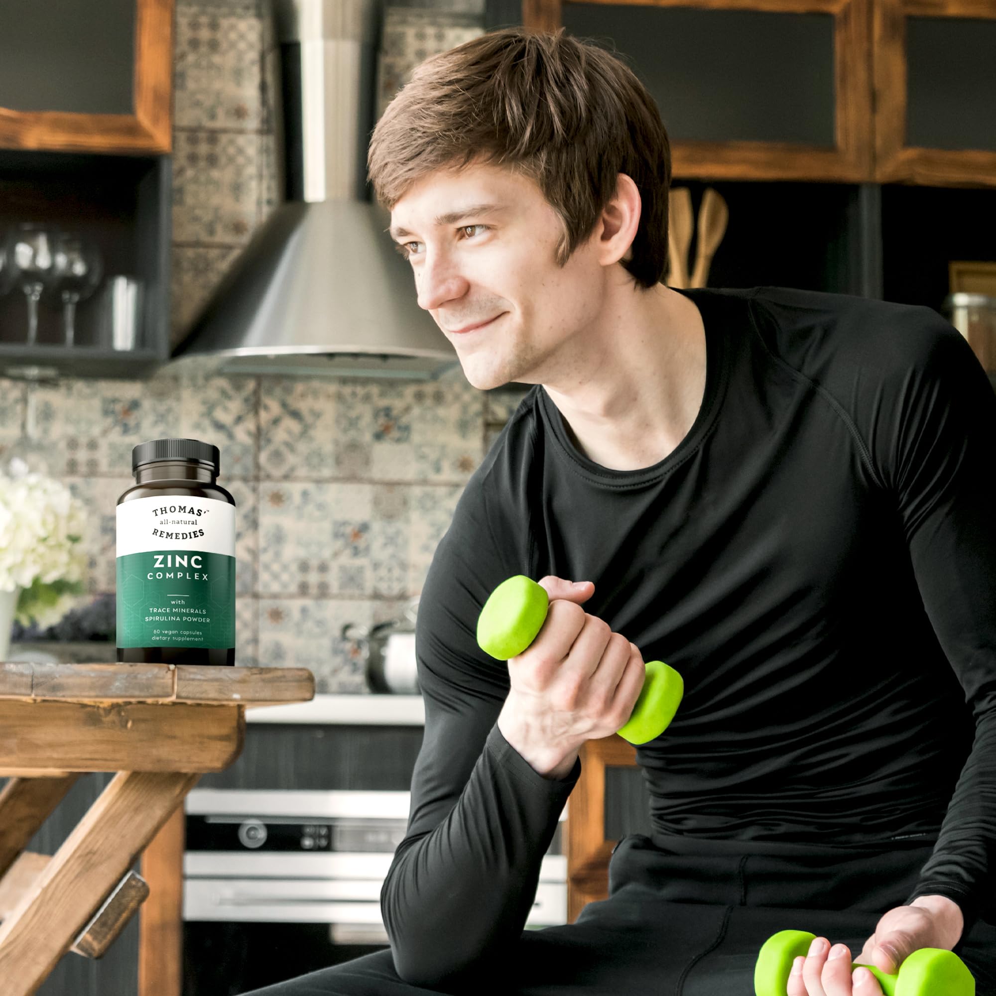 Made in USA seal on zinc complex packaging