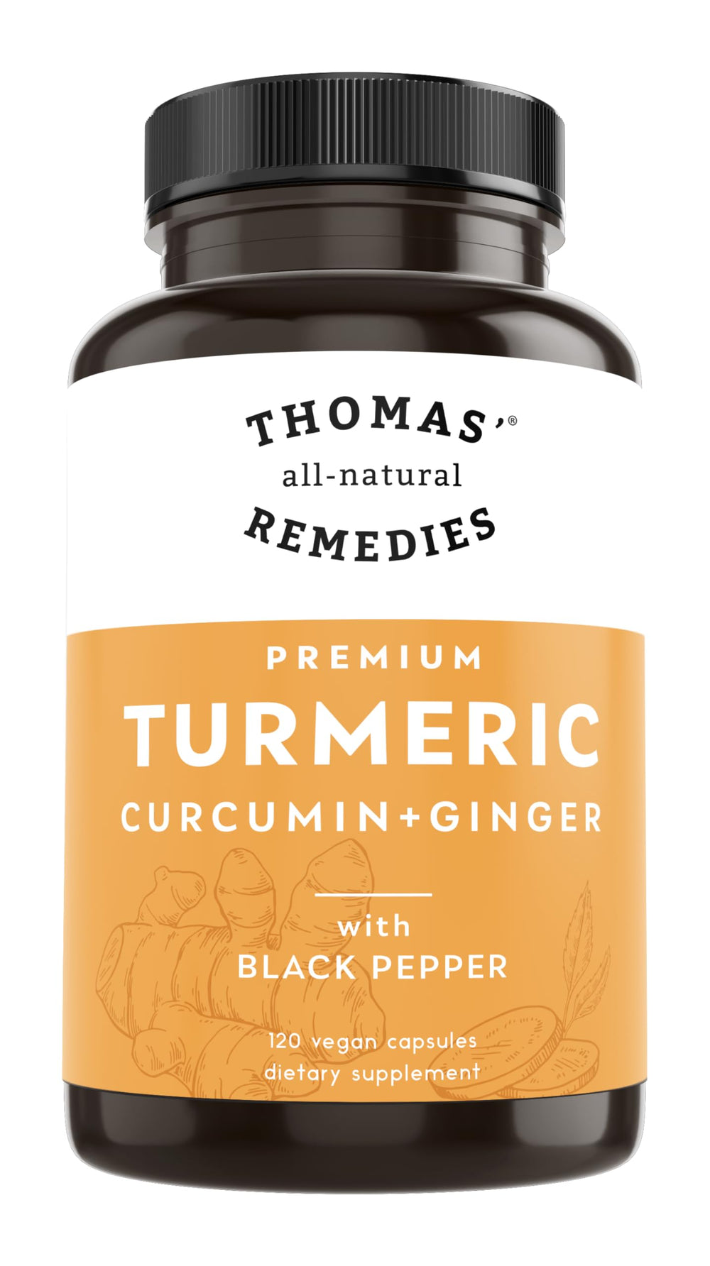 Lifestyle image showing daily wellness with turmeric ginger supplement