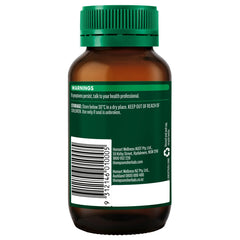 Illustration of liver health with herbal supplement