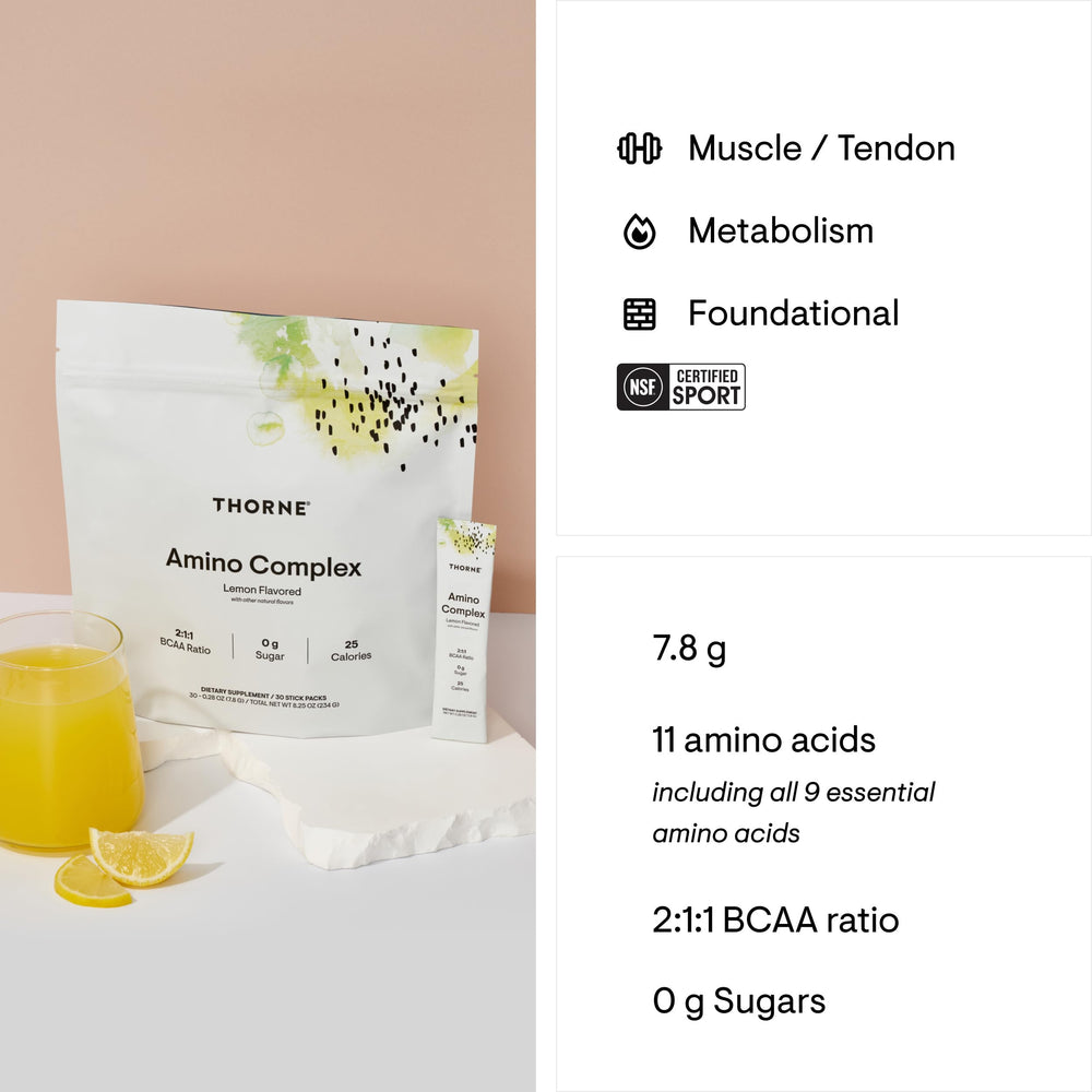 Amino Complex Lemon powder being mixed in water