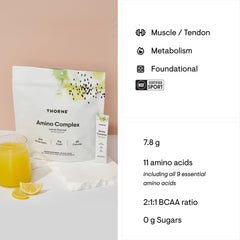 Amino Complex Lemon powder being mixed in water