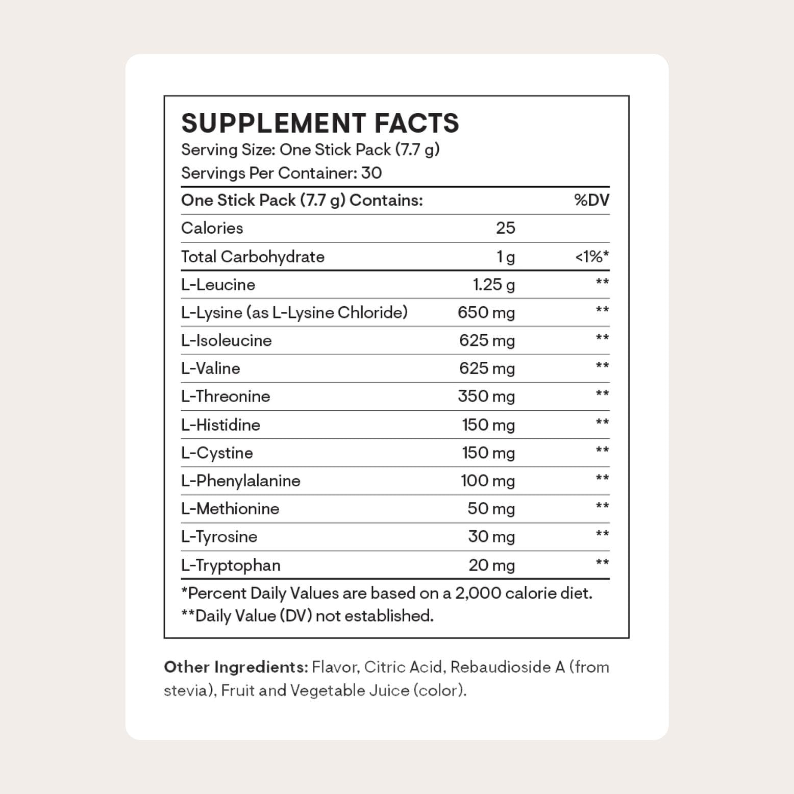 Powder scoop highlights convenient serving for pre- or post-workout use.