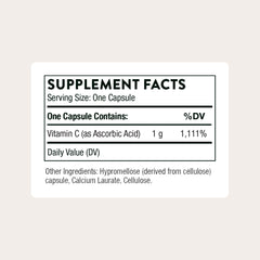 Close-up of vitamin C 1000 mg capsule