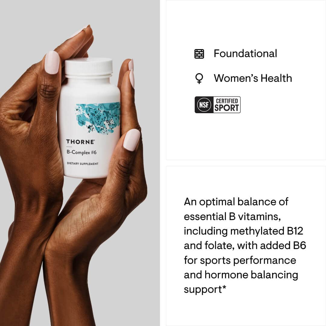 Thorne B-Complex #6 ingredients information