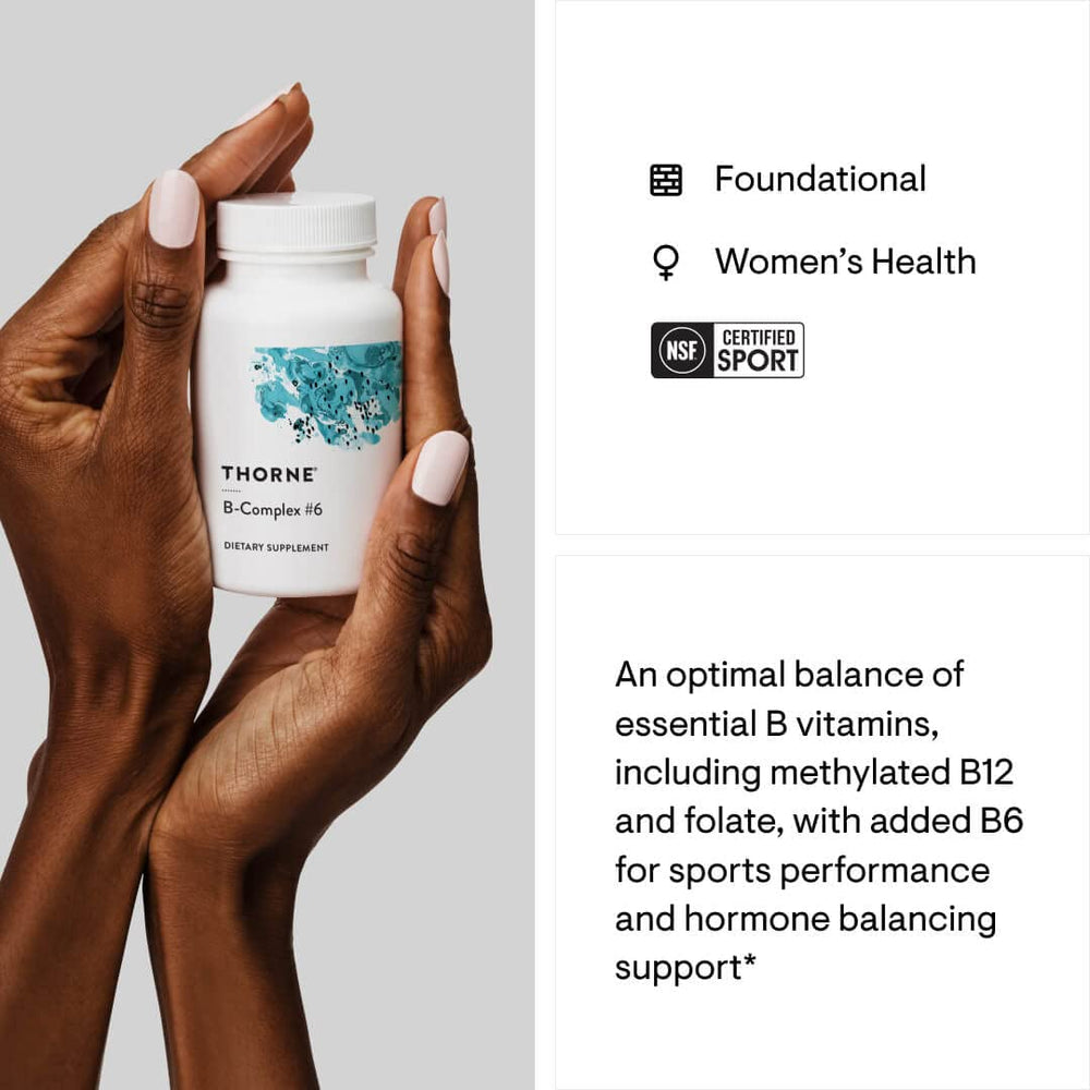 Thorne B-Complex #6 ingredients information