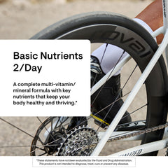 Illustration of bioavailable vitamins and minerals in THORNE Basic Nutrients 2/Day