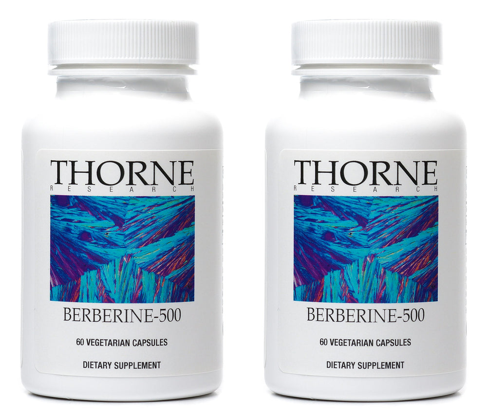 Thorne Berberine-500 bottle – front view