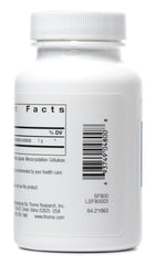 Close-up of THORNE BERBERINE-500 bottle label