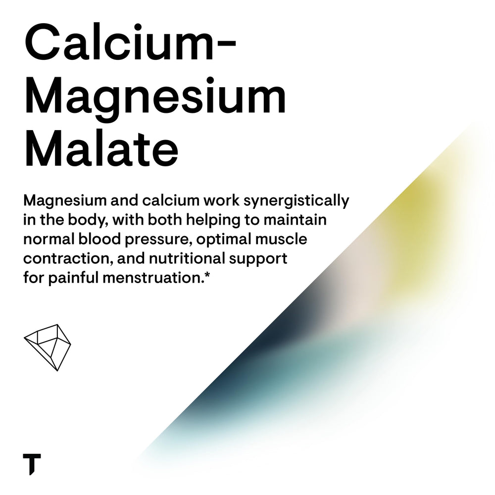 Close-up of Albion minerals calcium and magnesium malates