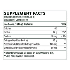 Nicotinamide riboside component included with Collagen Fit