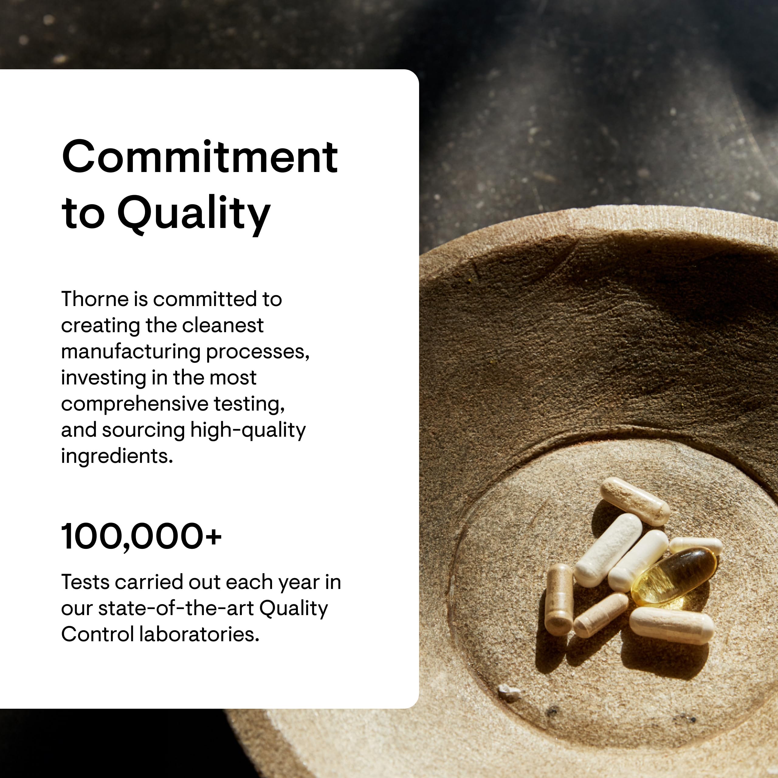 Bottle of THORNE Creatine + BCAAs Powder