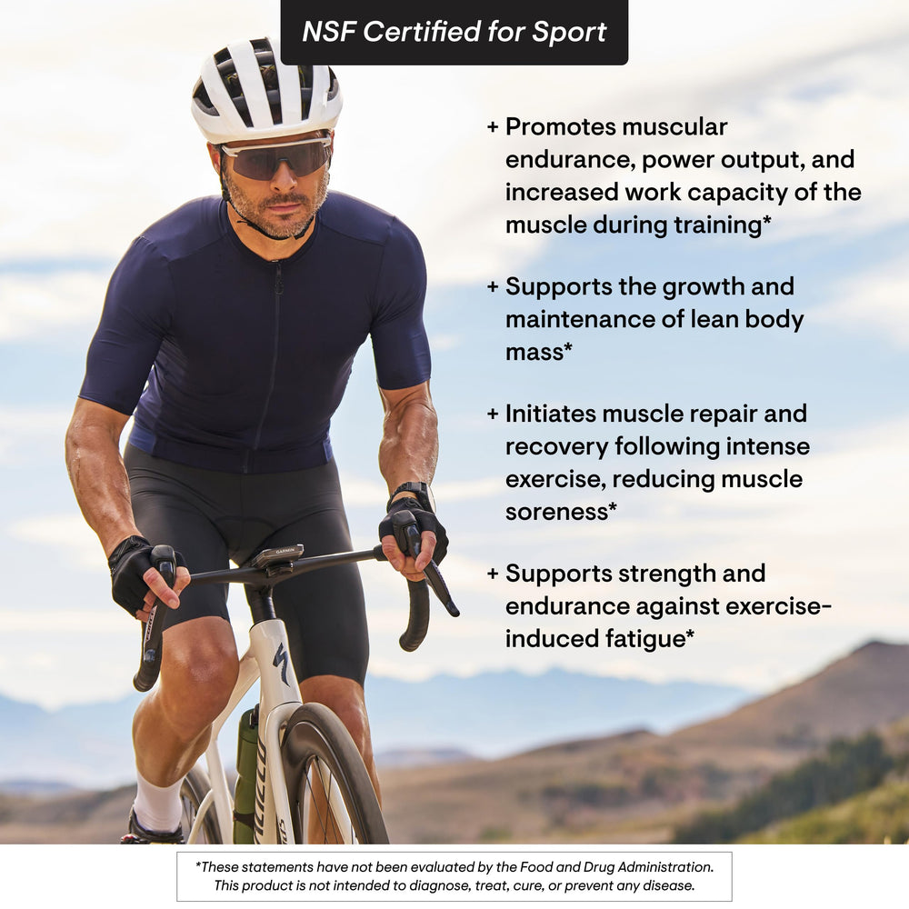 Ingredients list for THORNE Creatine + BCAAs Powder