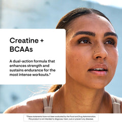 Nutrition facts for THORNE Creatine + BCAAs Powder