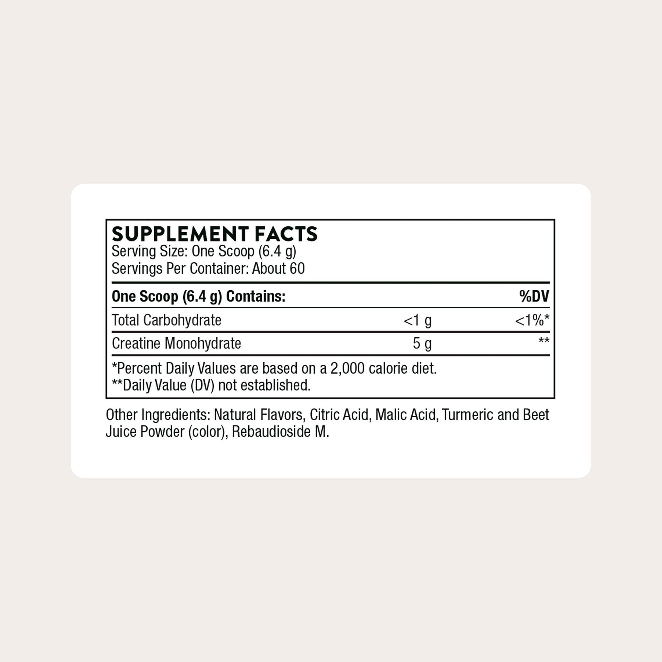 Thorne Creatine micronized powder with scoop emphasizes quick, easy mixing