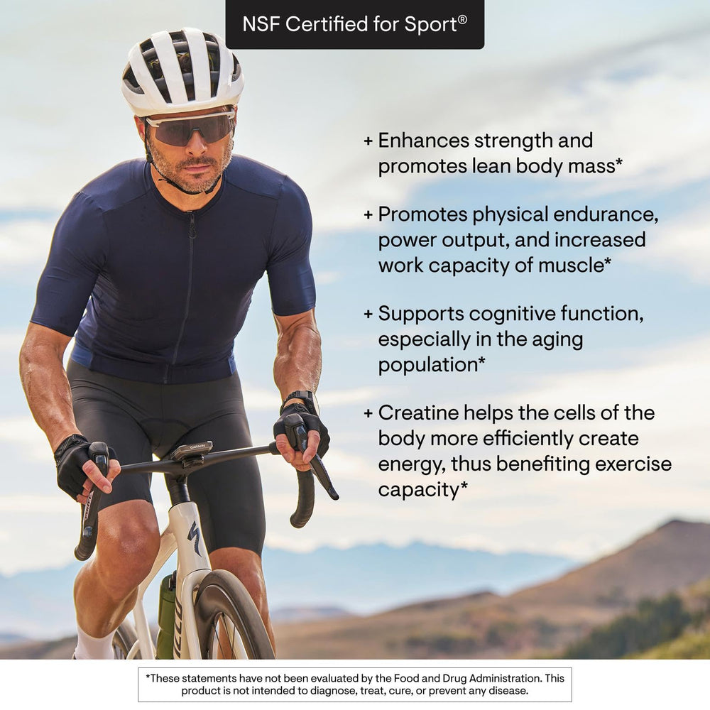 Thorne Creatine NSF-certified stamp reinforces safety for sport use