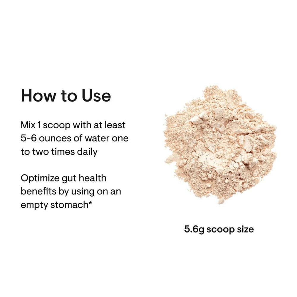 Orange Vanilla flavor EnteroMend bottle with scooper