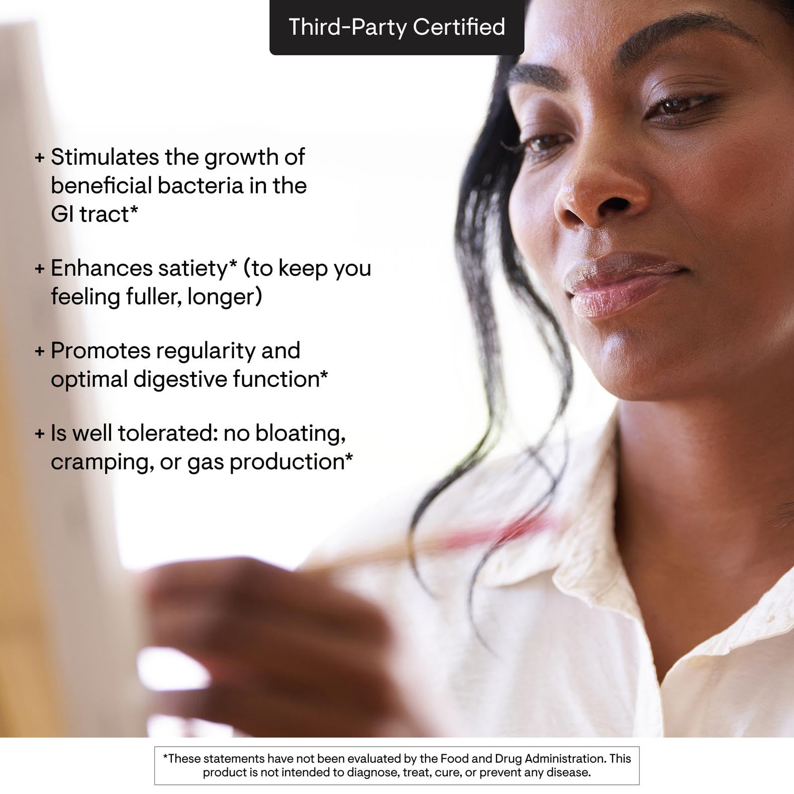 THORNE FiberMend third-party certification badge indicates trusted quality