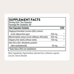 THORNE GI Relief capsules pack designed for easy, on-the-go gut-friendly supplementation.