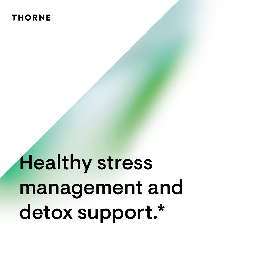 Benefits of THORNE Glycine: relaxation, detoxification, muscle function