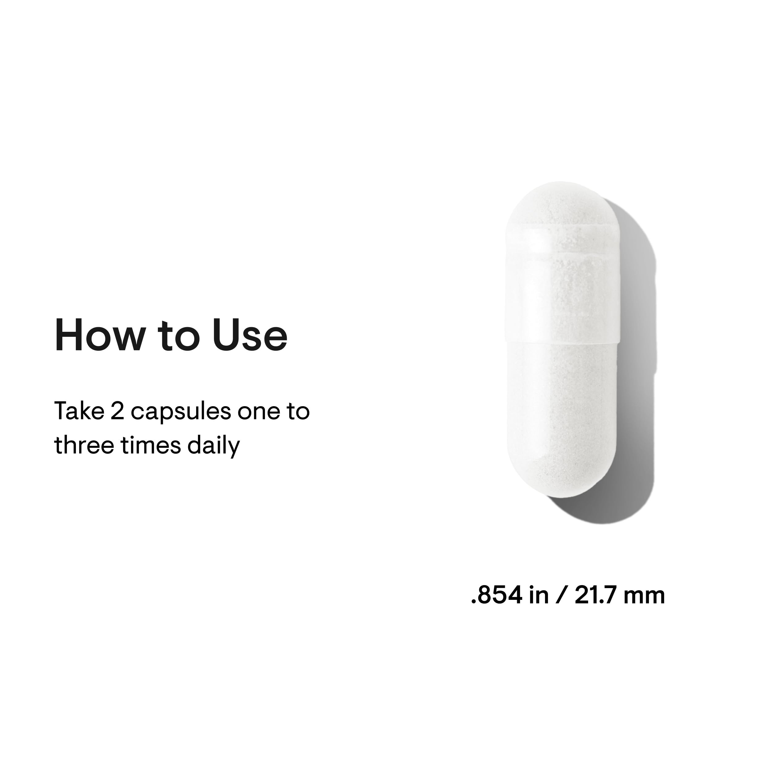 Close-up of THORNE Glycine label