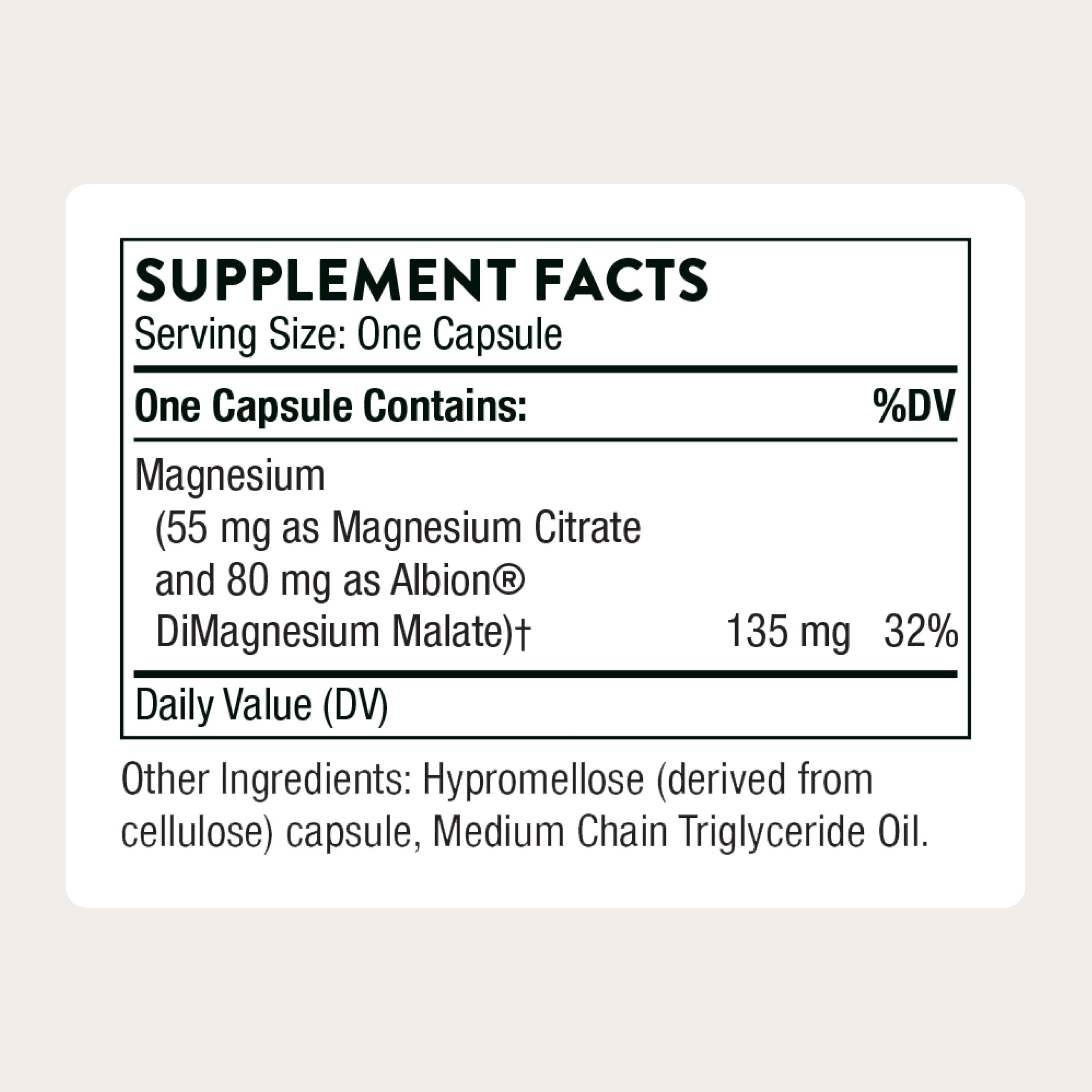 Front packaging of Thorne Magnesium CitraMate