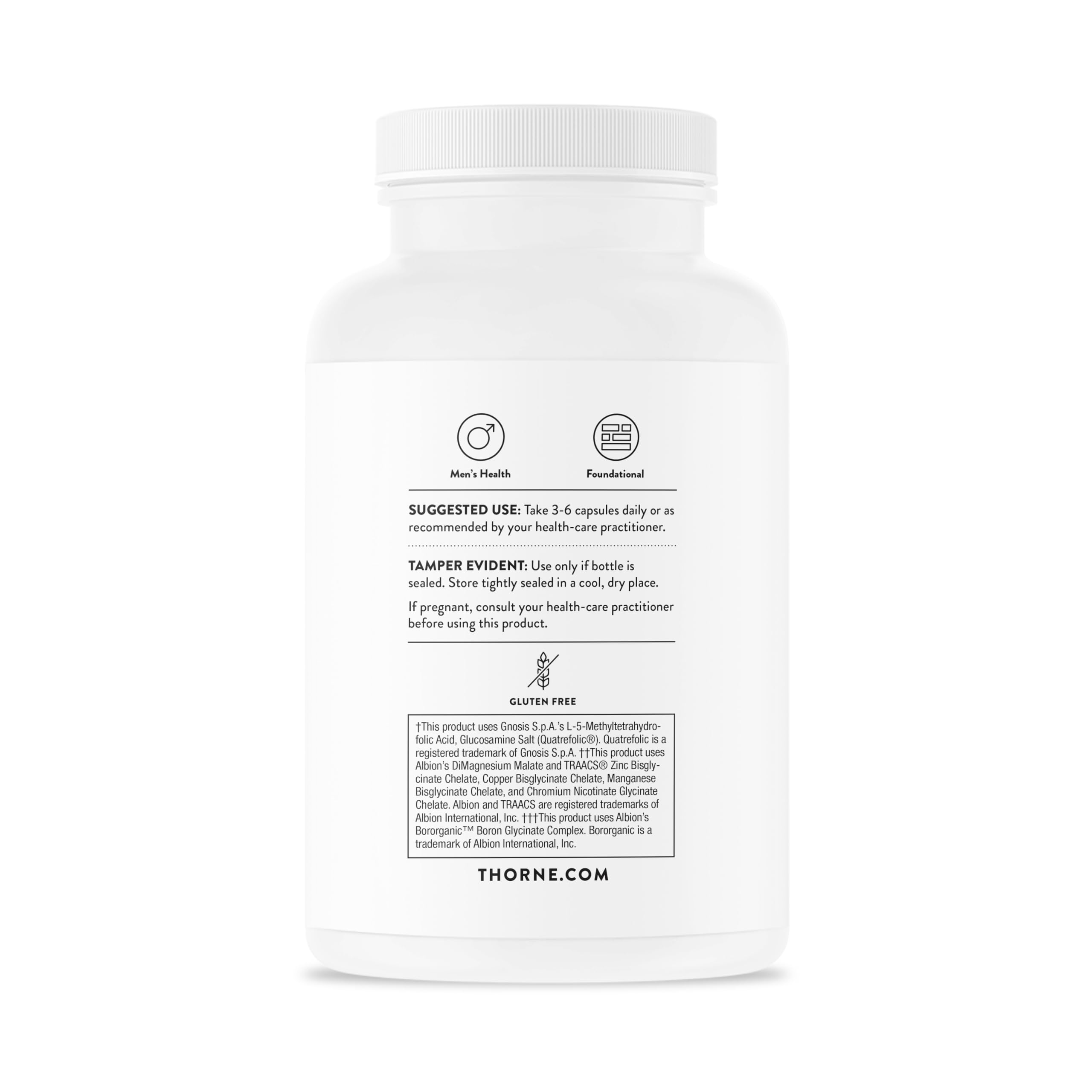 Prostate health icon with zinc and lycopene