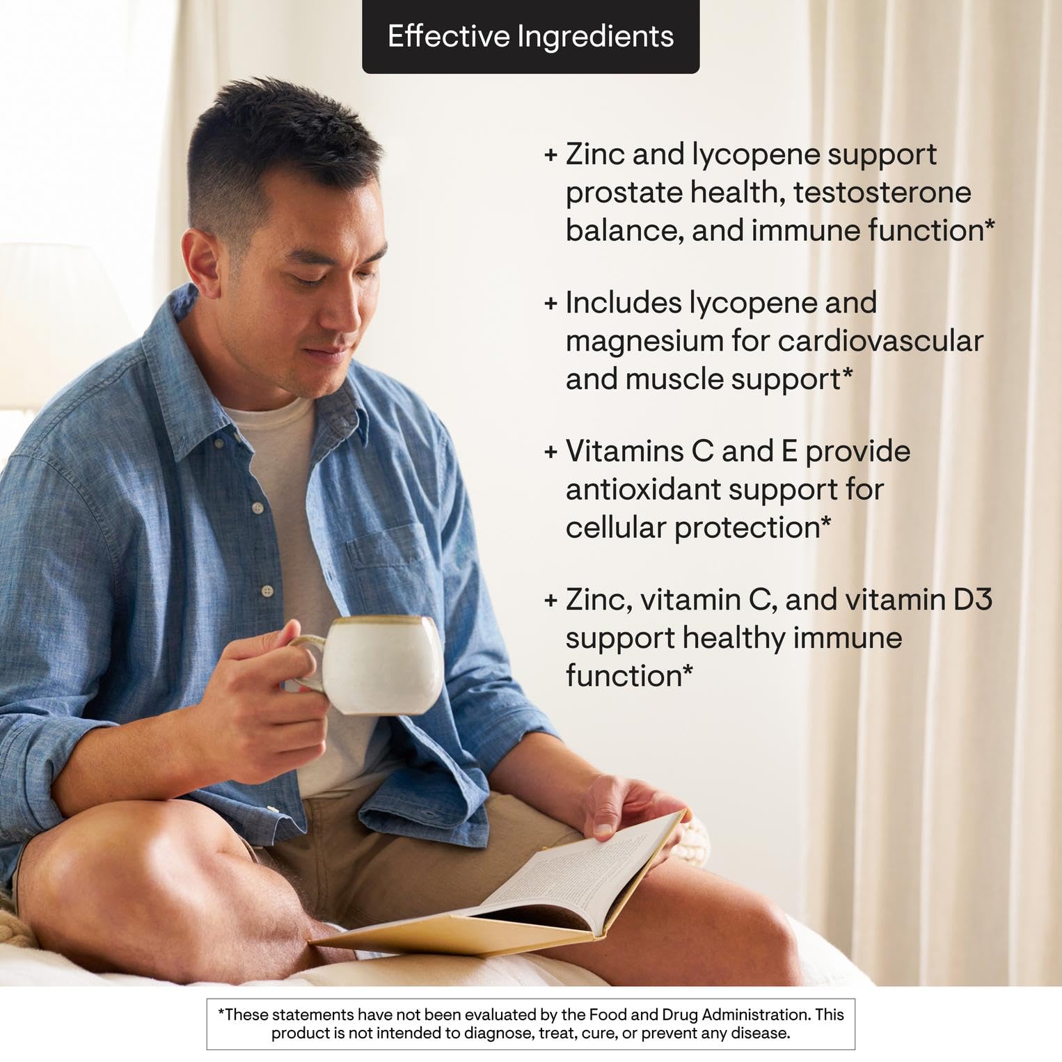Thorne Men's Multi 50+ chelated magnesium emphasizes heart and muscle support.