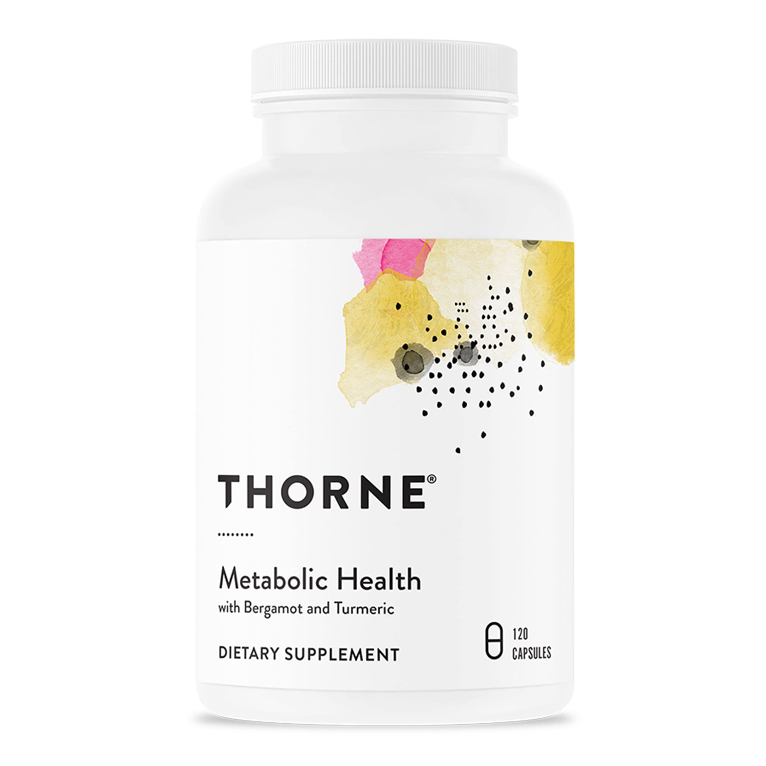THORNE Metabolic Health bottle with Bergamot and Turmeric (60 servings)