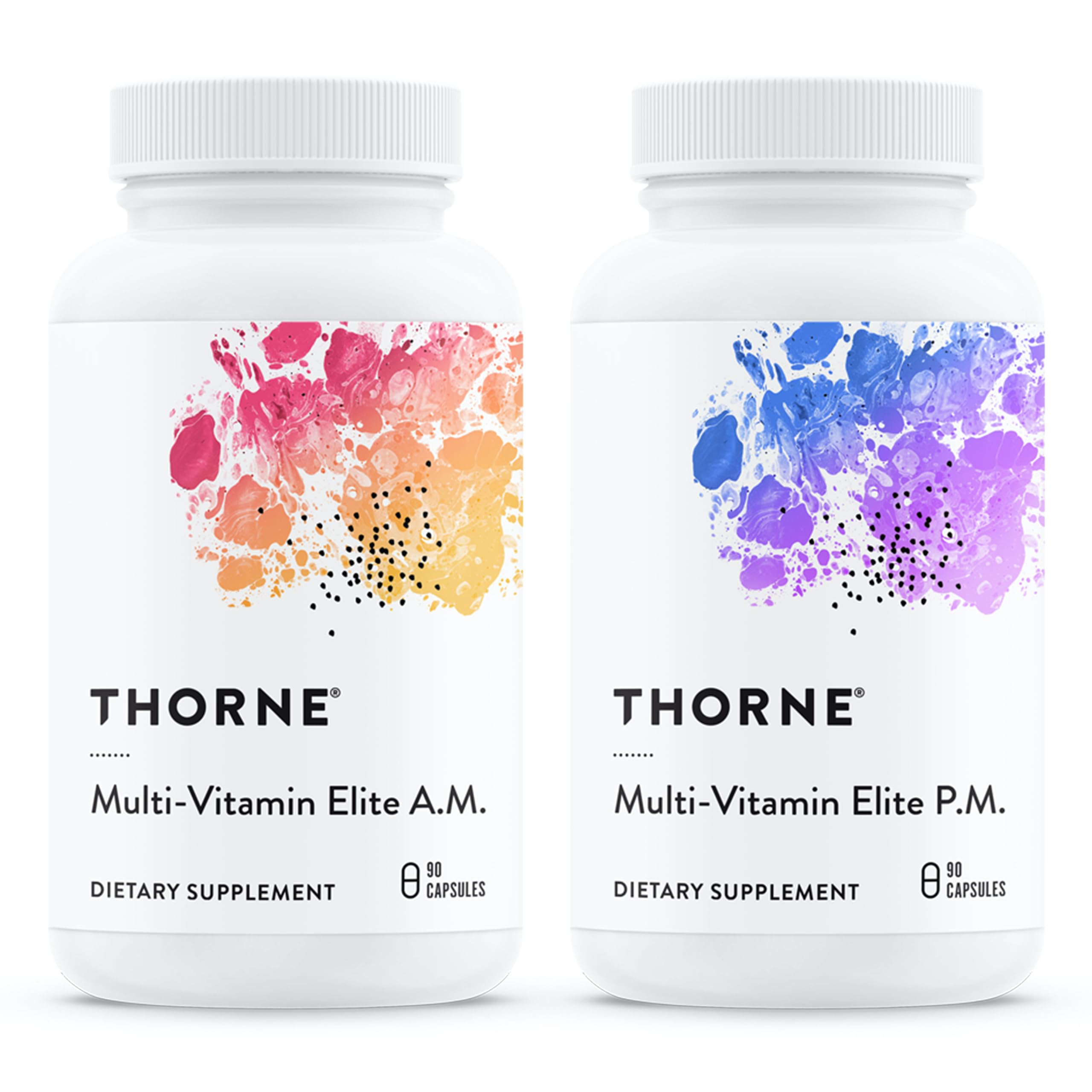 Thorne Multi-Vitamin Elite AM formula bottle label