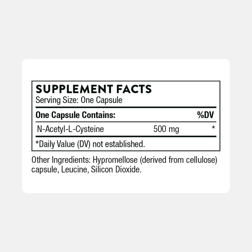 NAC 500mg immune support concept