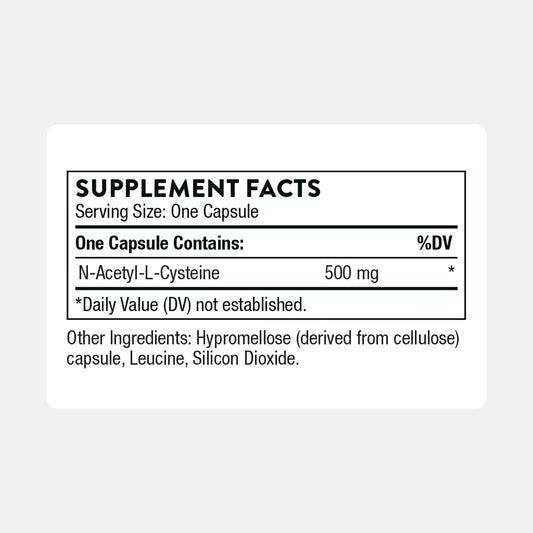 NAC 500mg immune support concept