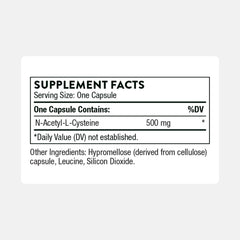 NAC 500mg immune support concept