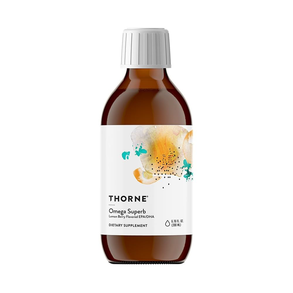 Thorne Omega Superb Lemon Berry bottle 200 ml