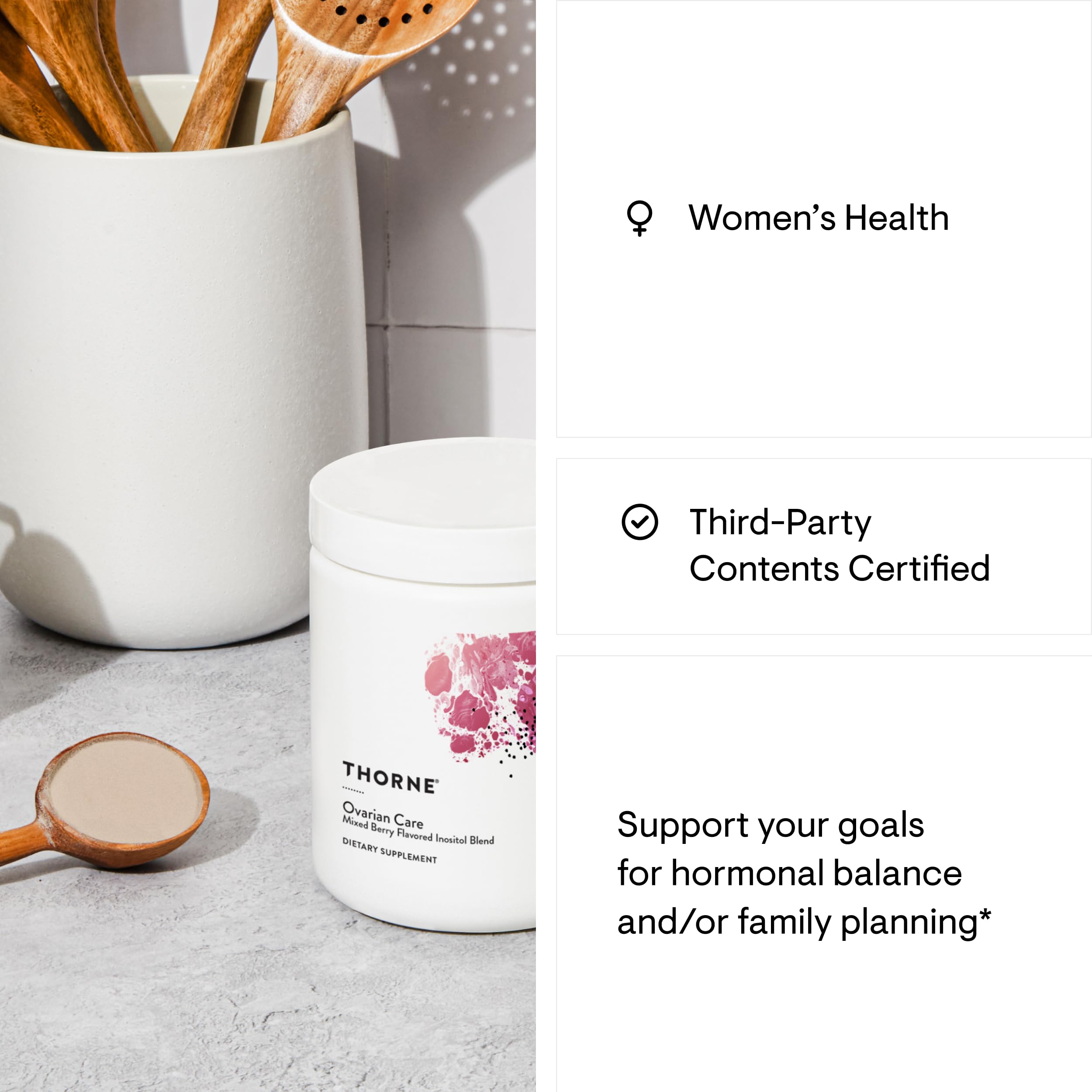 Wild blueberry extract used in Thorne Ovarian Care