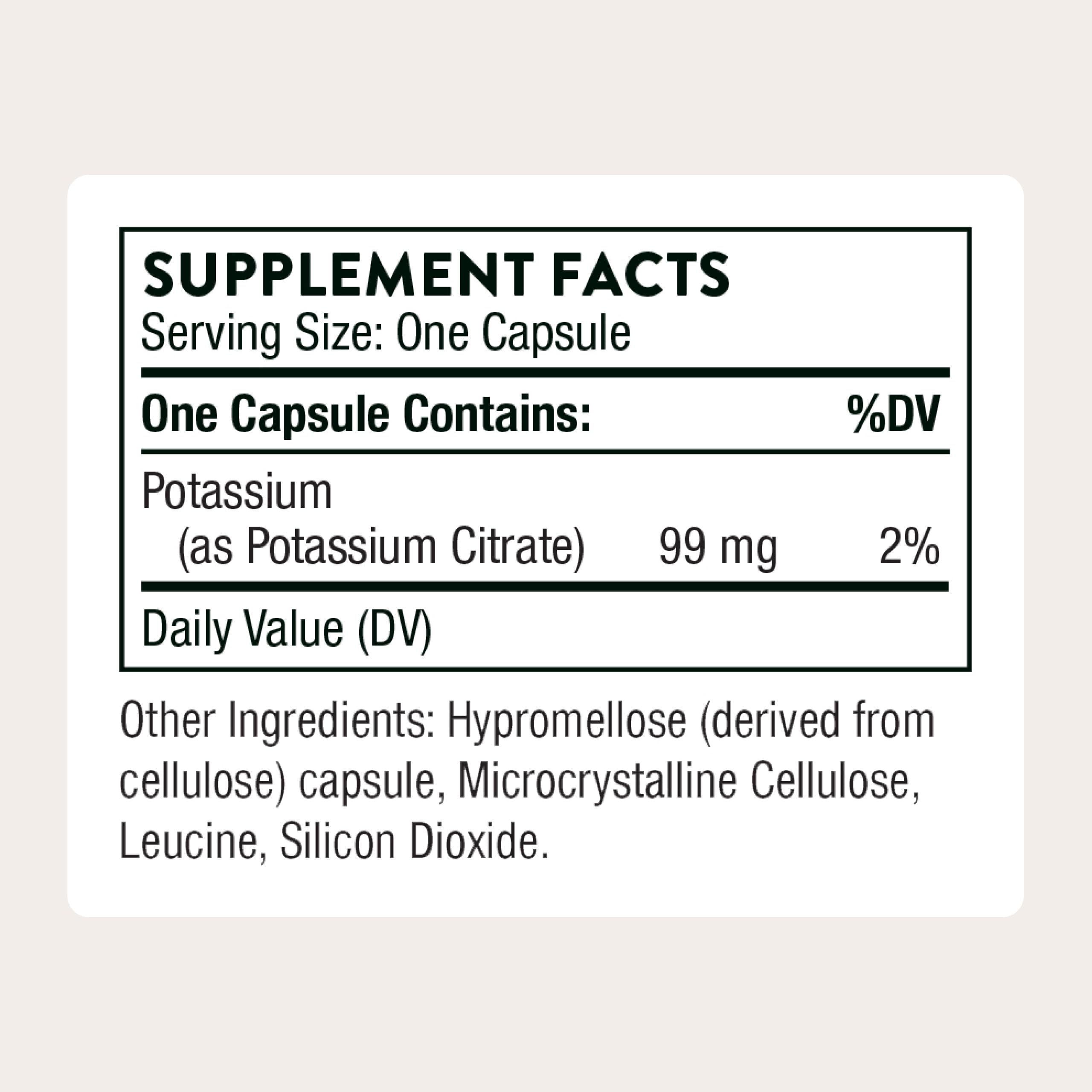 Product image of THORNE Potassium Citrate bottle with label