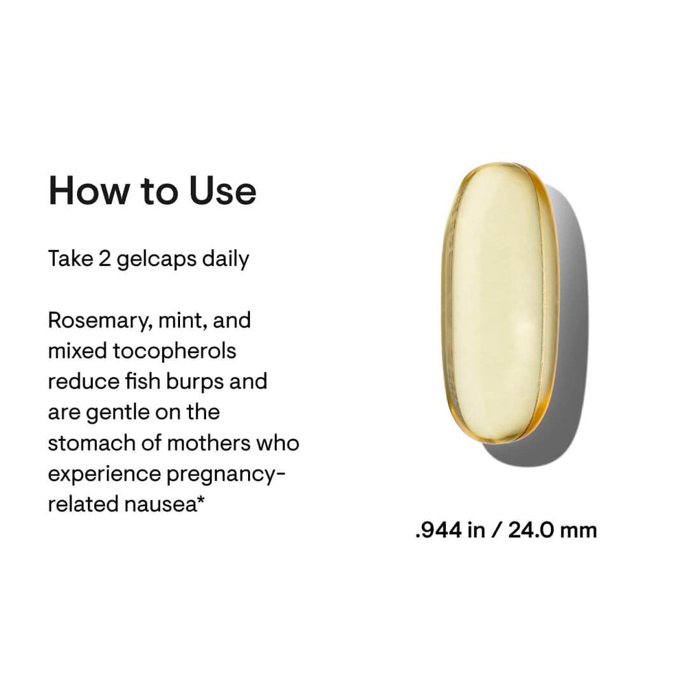 Seal indicating third-party testing and safety verification for THORNE Prenatal DHA