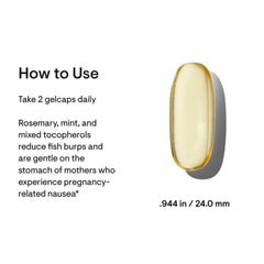 Seal indicating third-party testing and safety verification for THORNE Prenatal DHA