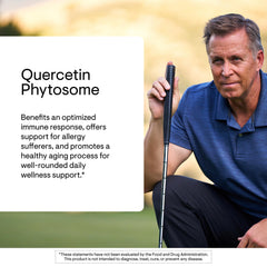 THORNE Quercetin Phytosome label close-up showing phytosome technology