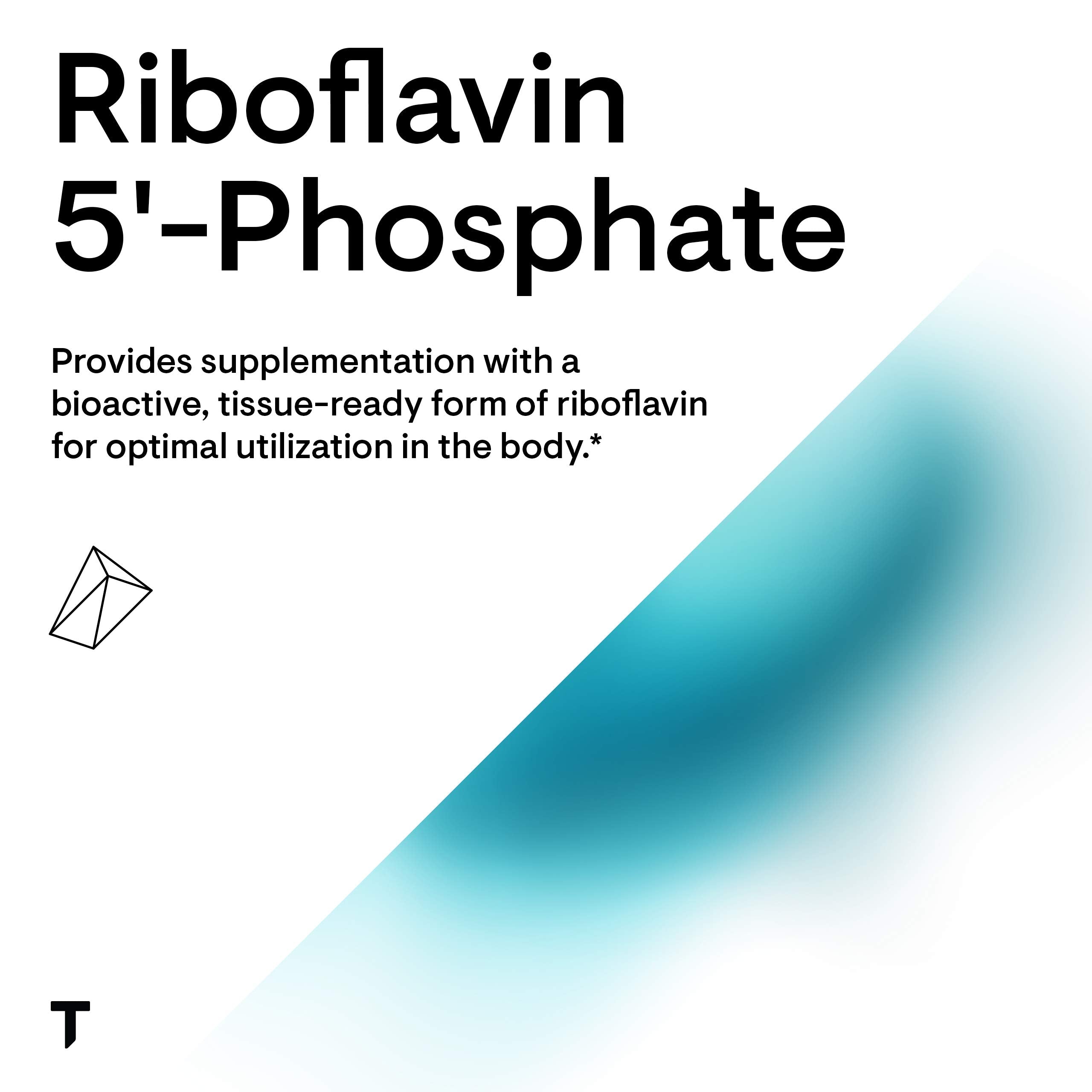 Nutrition facts panel for Riboflavin 5'-Phosphate supplement