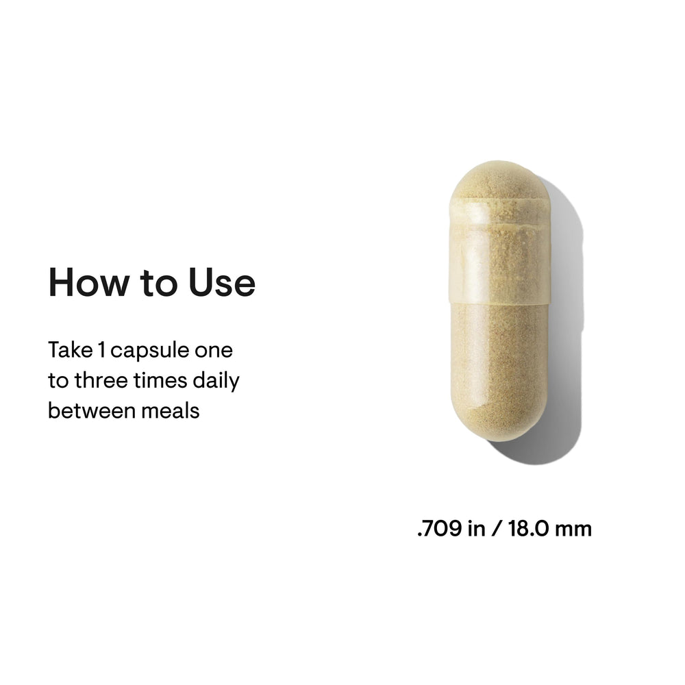 Side view of Thorne Sacro-B Probiotic bottle