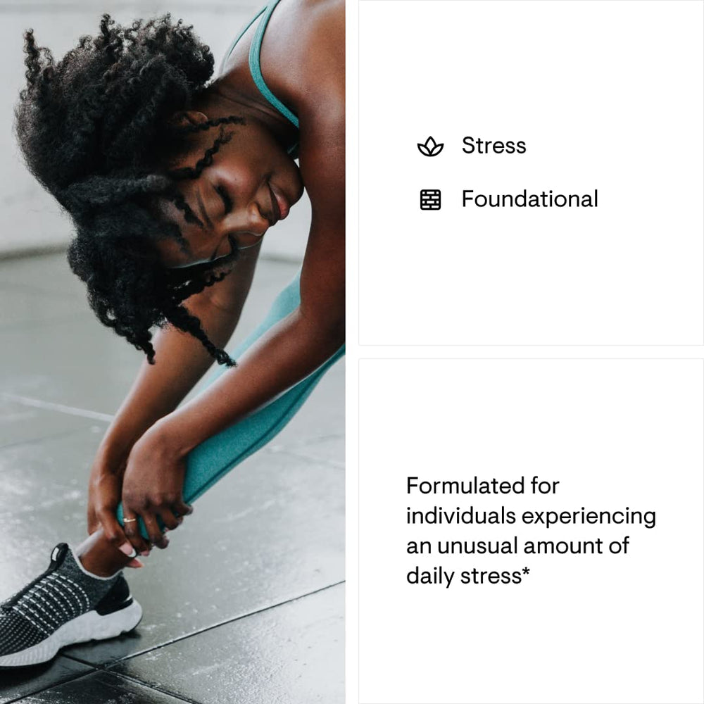 Adrenal support concept image representing stress management